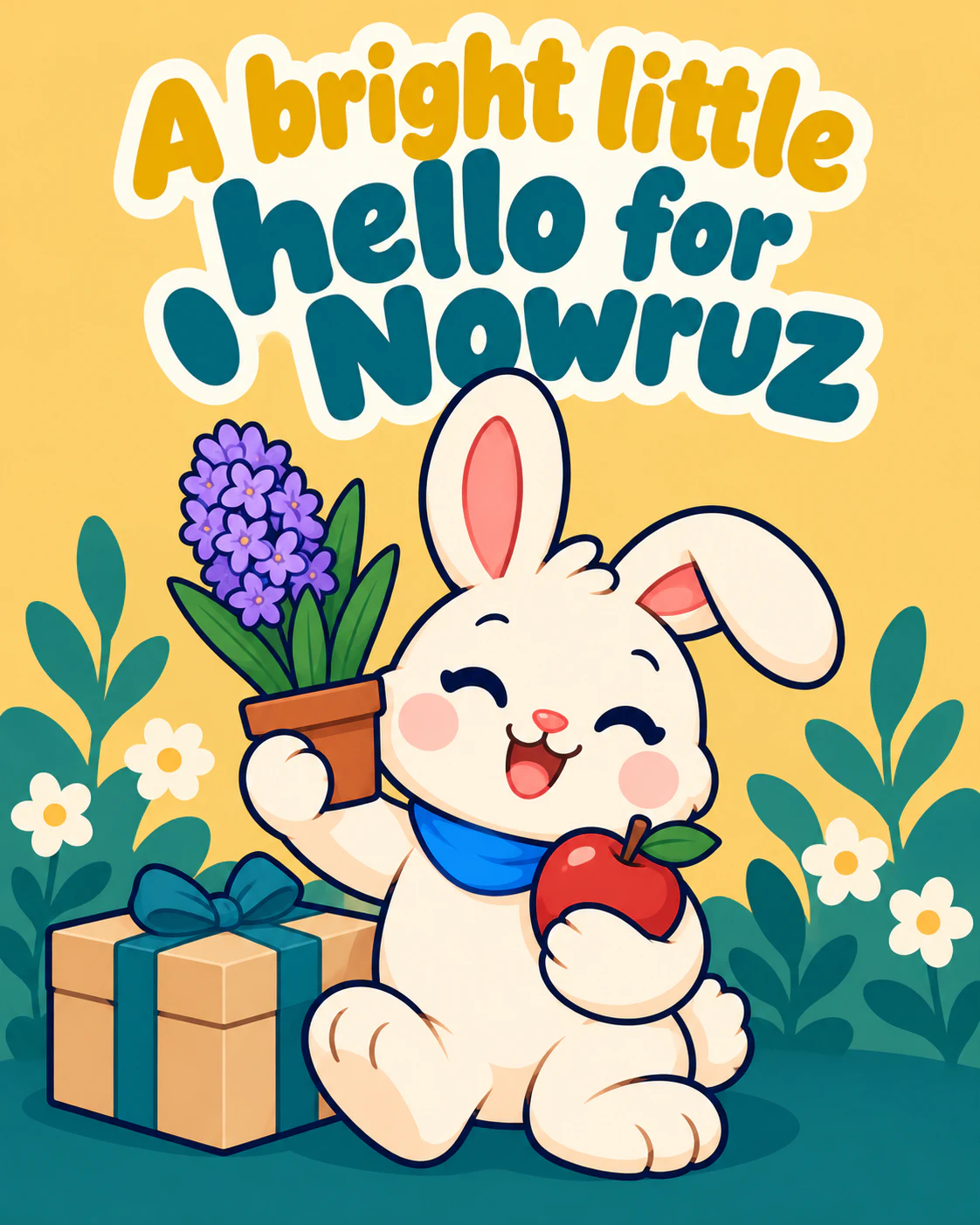 A bright little hello for Nowruz
