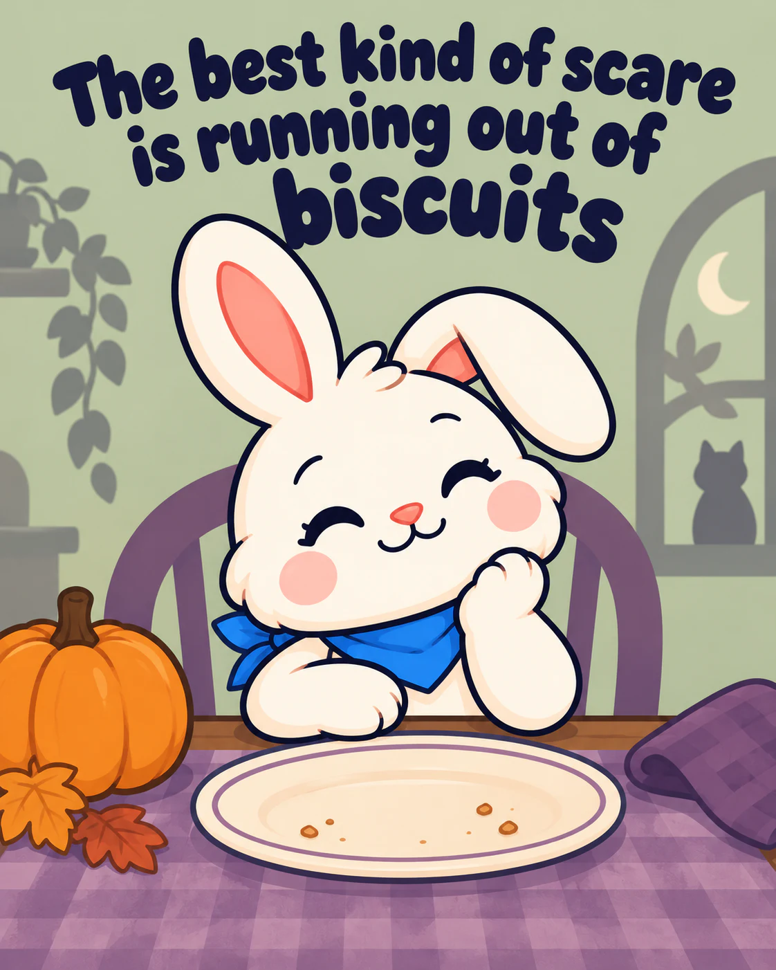 The best kind of scare is running out of biscuits