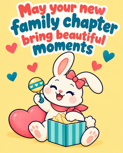 May your new family chapter bring beautiful moments