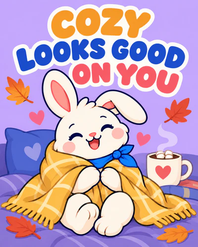 COZY LOOKS GOOD ON YOU
