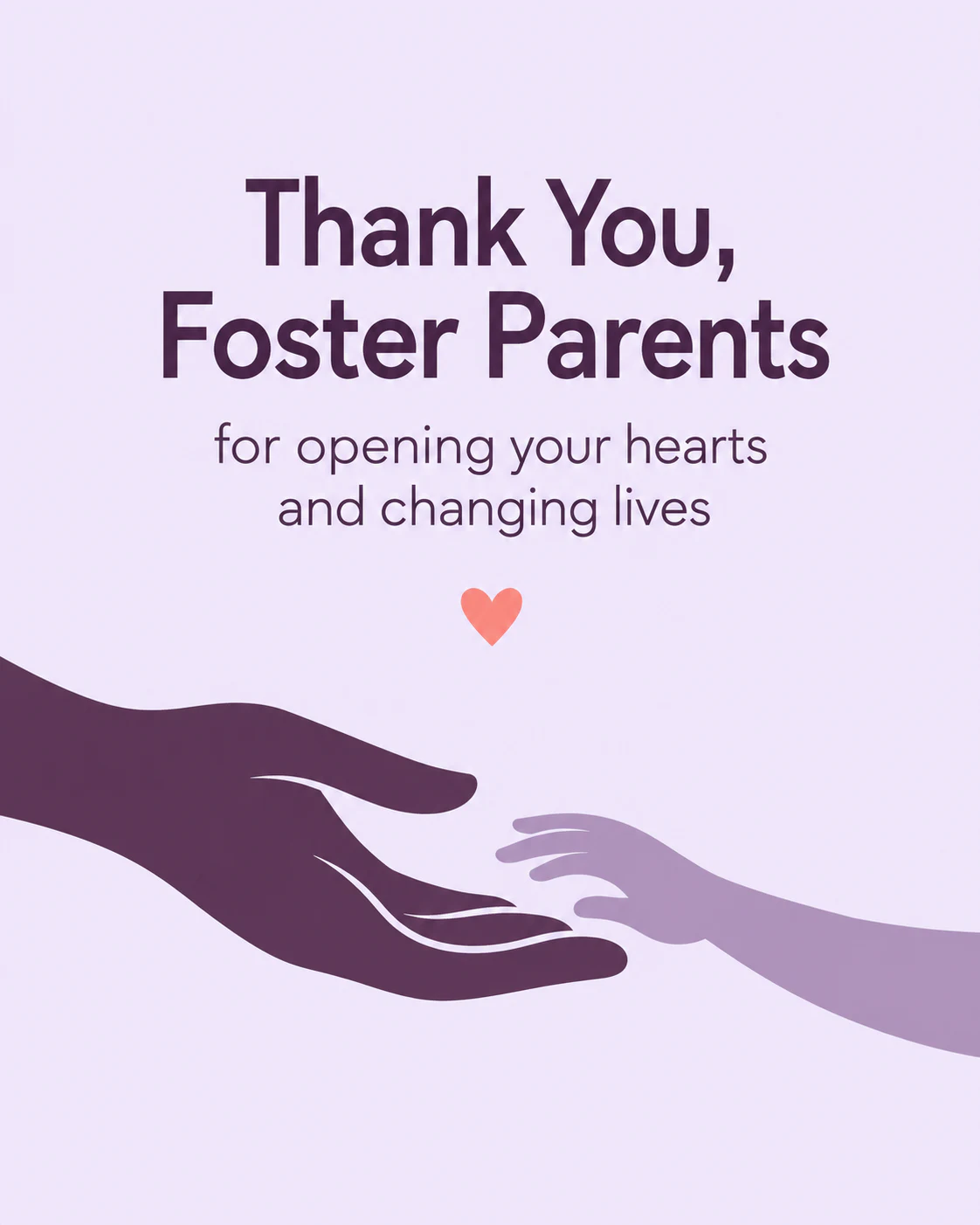 Foster parent appreciation ecard