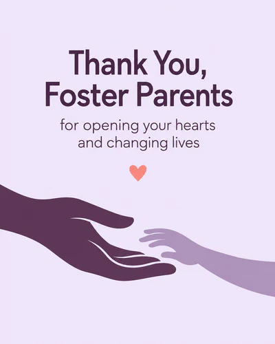 Foster parent appreciation ecard
