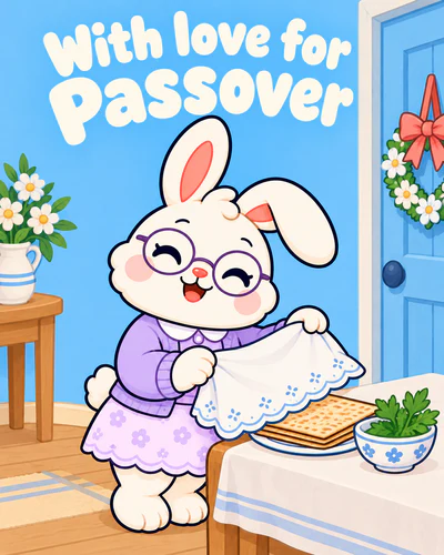 With love for Passover