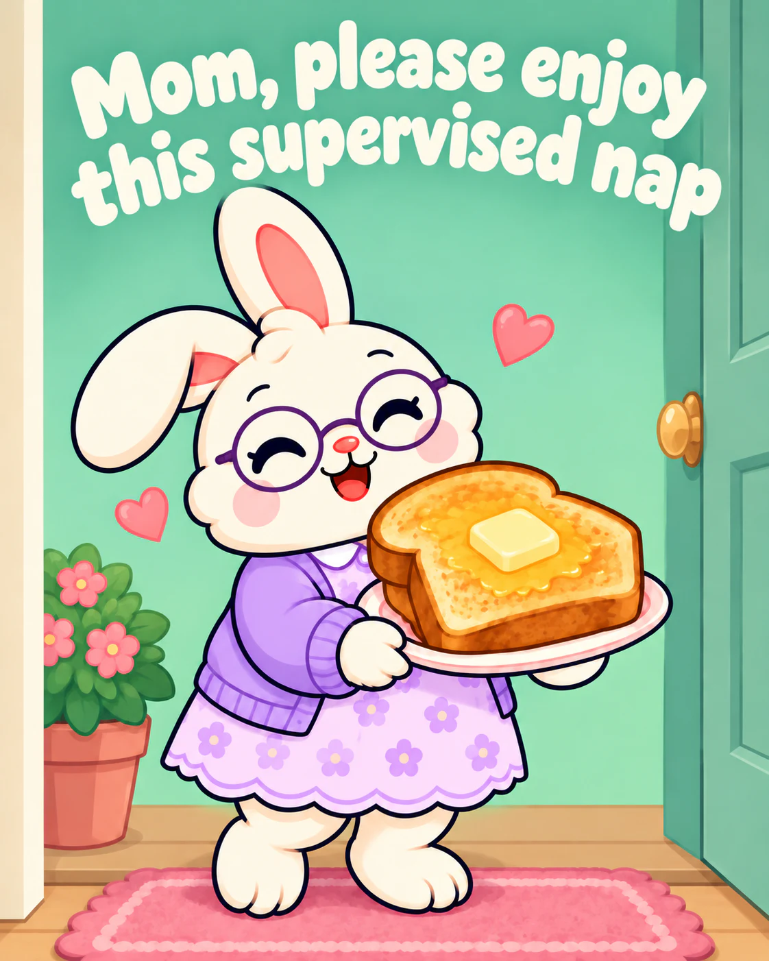 Mom, please enjoy this supervised nap