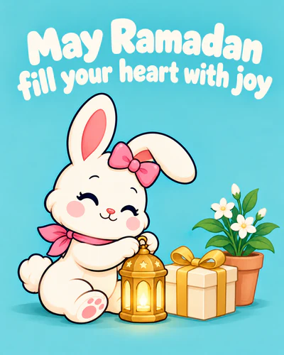 May Ramadan fill your heart with joy
