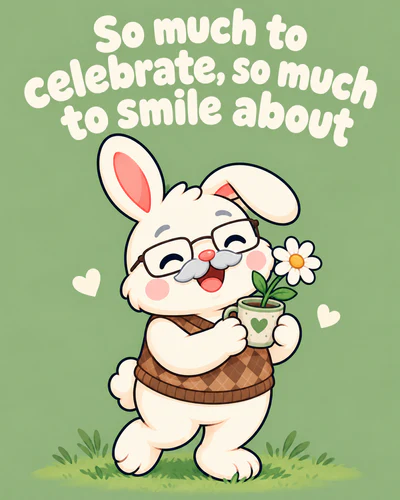 So much to celebrate, so much to smile about
