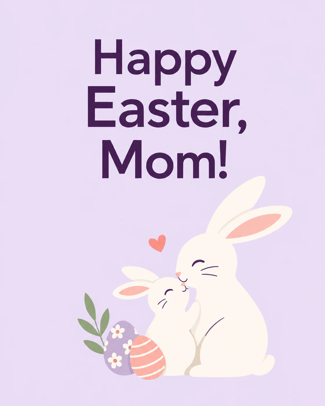 Easter ecard for mom