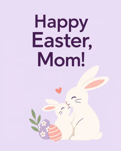Easter ecard for mom