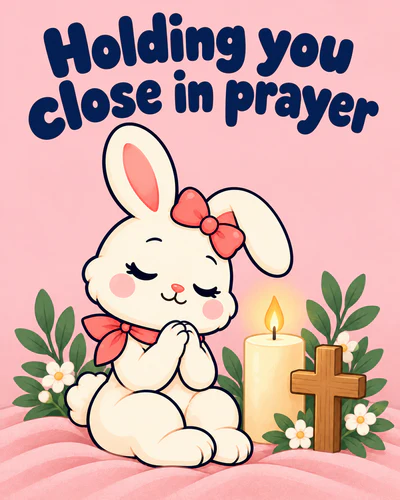 Holding you close in prayer