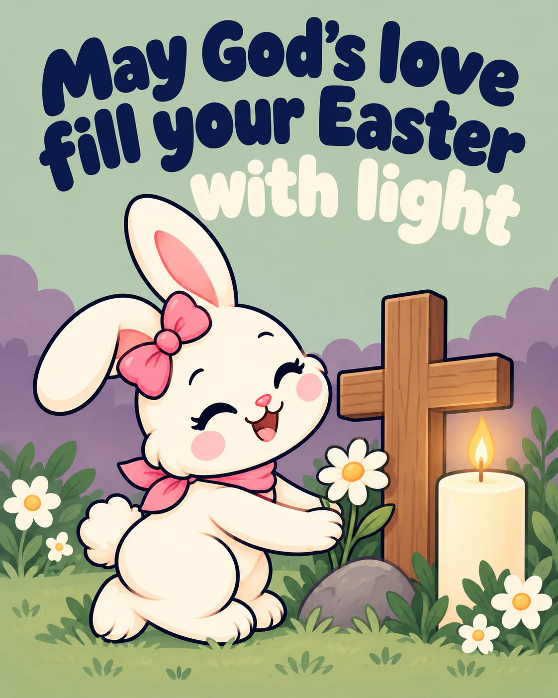 May God's love fill your Easter with light