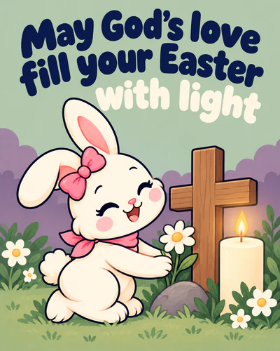 May God's love fill your Easter with light