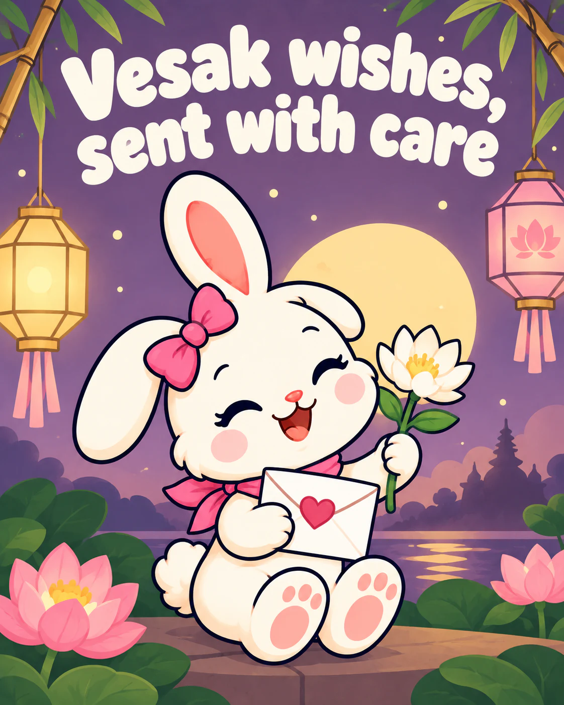 Vesak wishes, sent with care