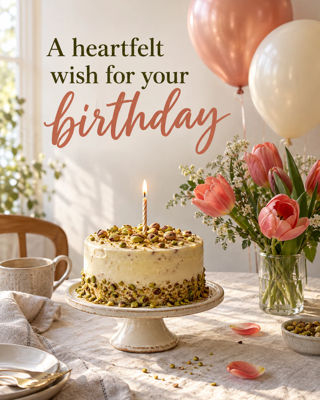 A heartfelt wish for your birthday