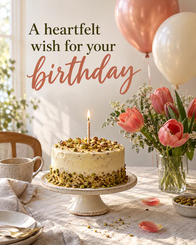 A heartfelt wish for your birthday
