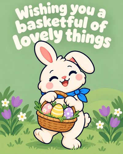Wishing you a basketful of lovely things