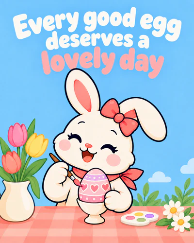 Every good egg deserves a lovely day