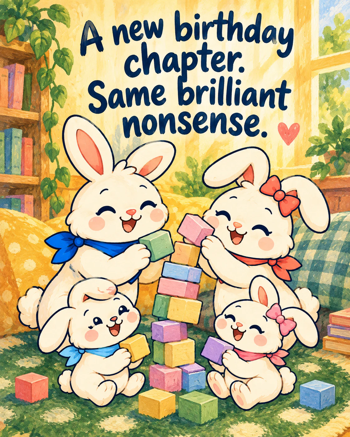 A new birthday chapter. Same brilliant nonsense.