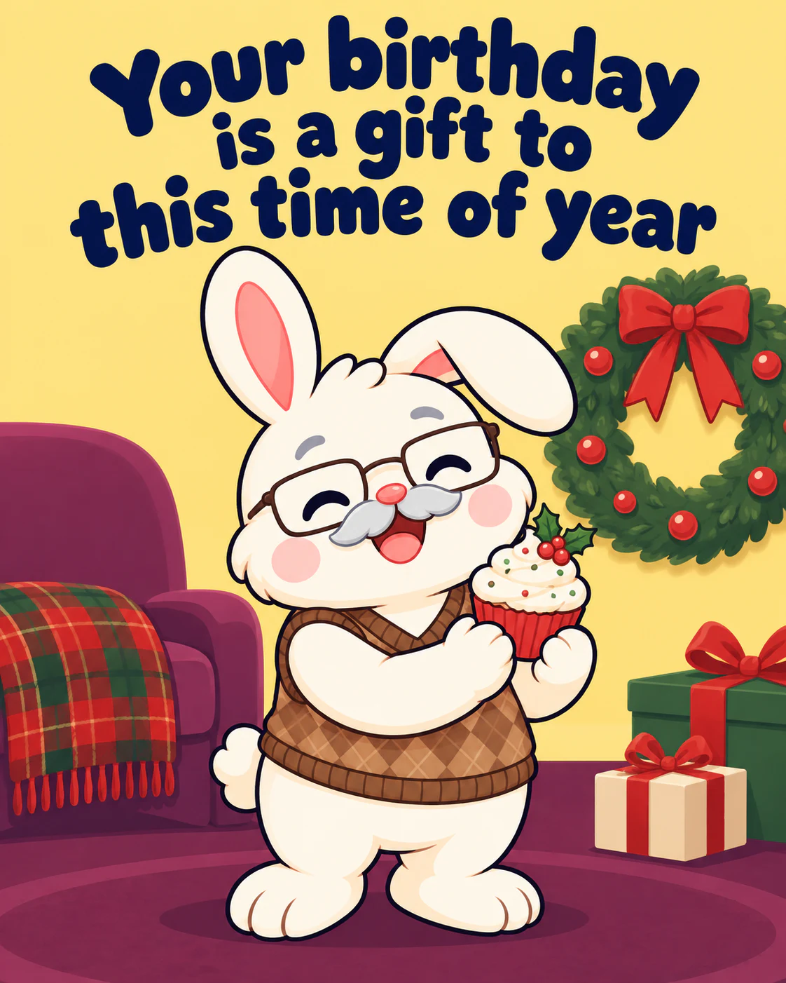 Your birthday is a gift to this time of year