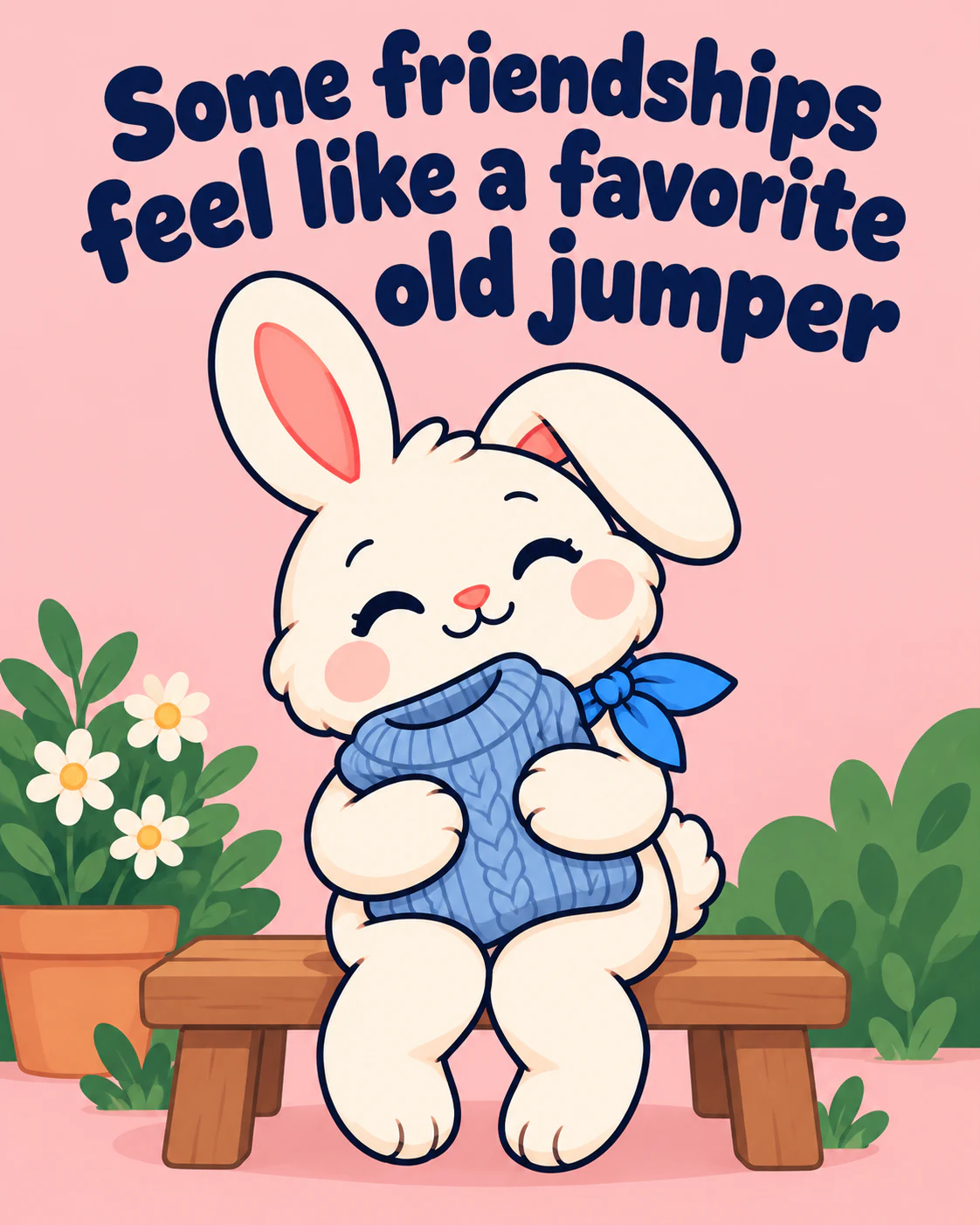 Some friendships feel like a favorite old jumper