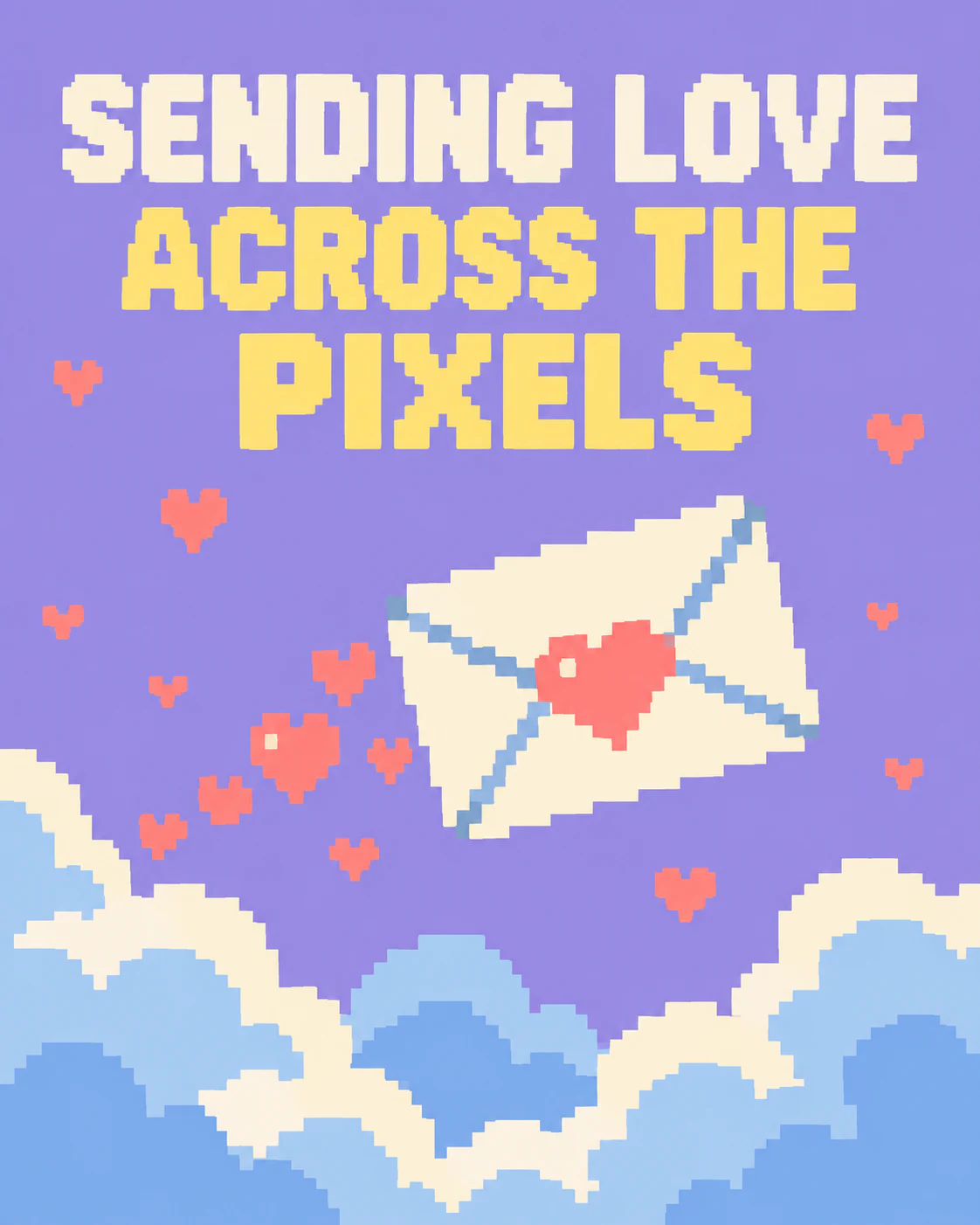 SENDING LOVE ACROSS THE PIXELS