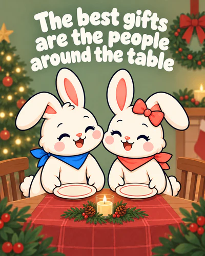 The best gifts are the people around the table