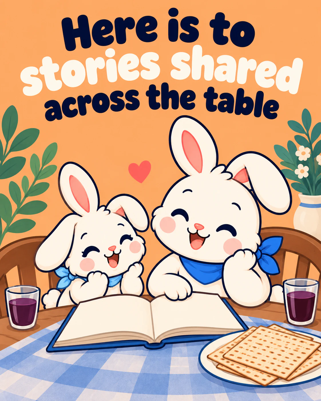 Here is to stories shared across the table