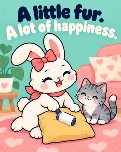A little fur. A lot of happiness.