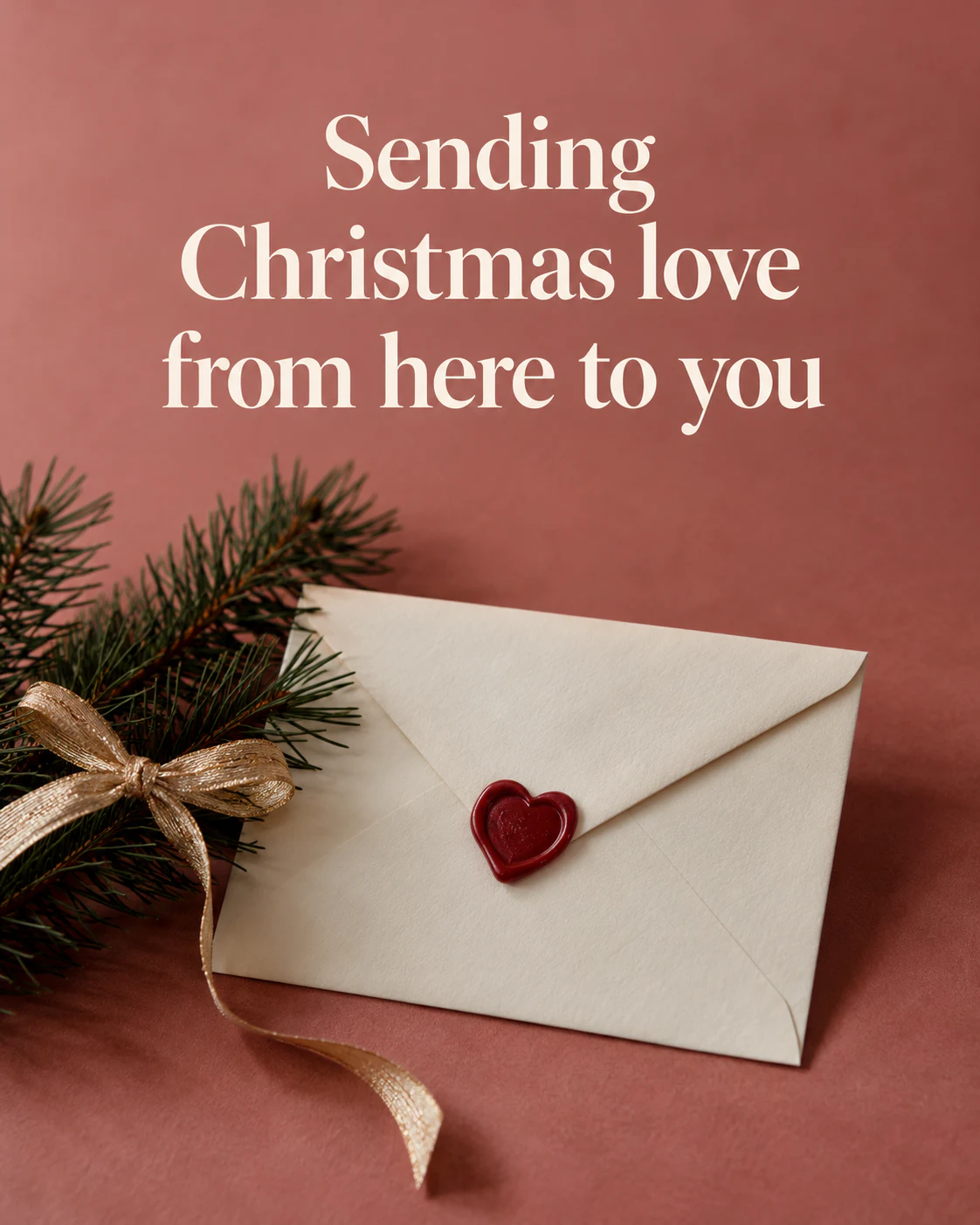 Sending Christmas love from here to you