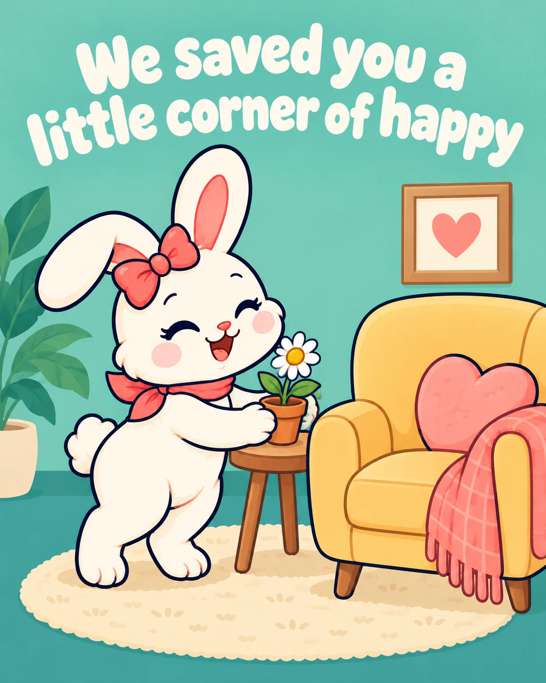 We saved you a little corner of happy