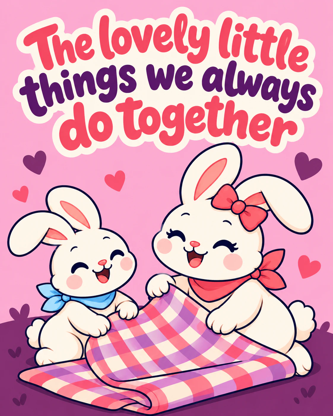 The lovely little things we always do together