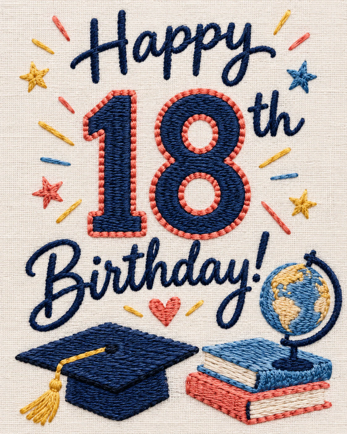 18th birthday ecard