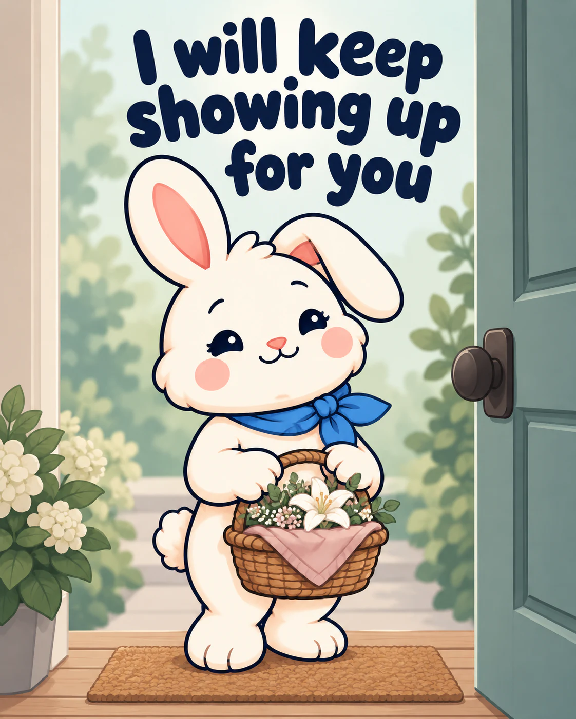 I will keep showing up for you