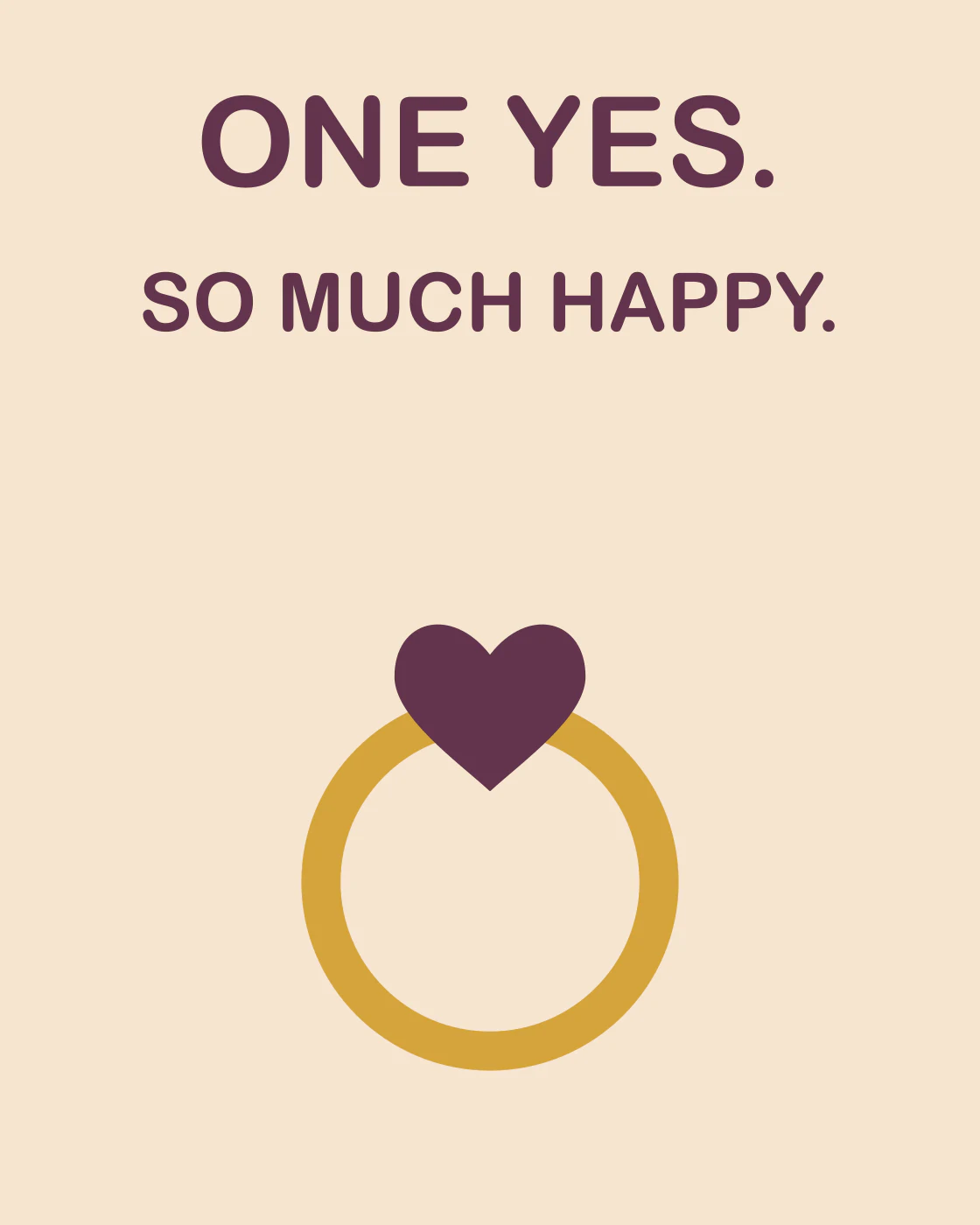 ONE YES. SO MUCH HAPPY.