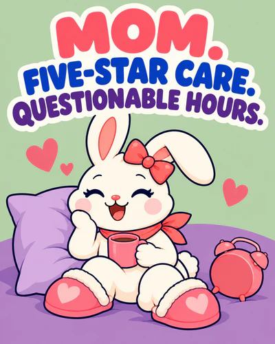 MOM. FIVE-STAR CARE. QUESTIONABLE HOURS.