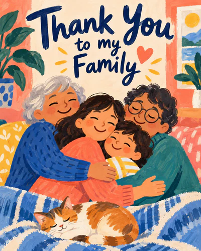 Thank you ecard for family