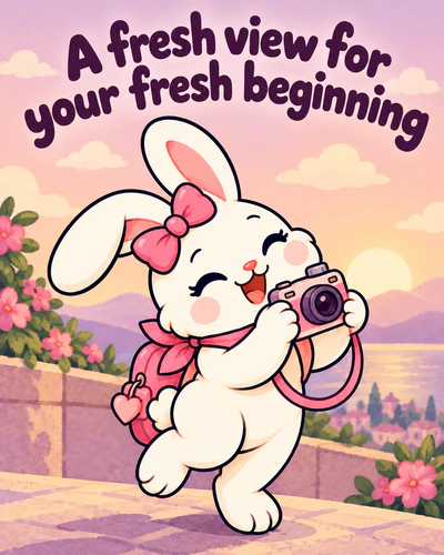 A fresh view for your fresh beginning