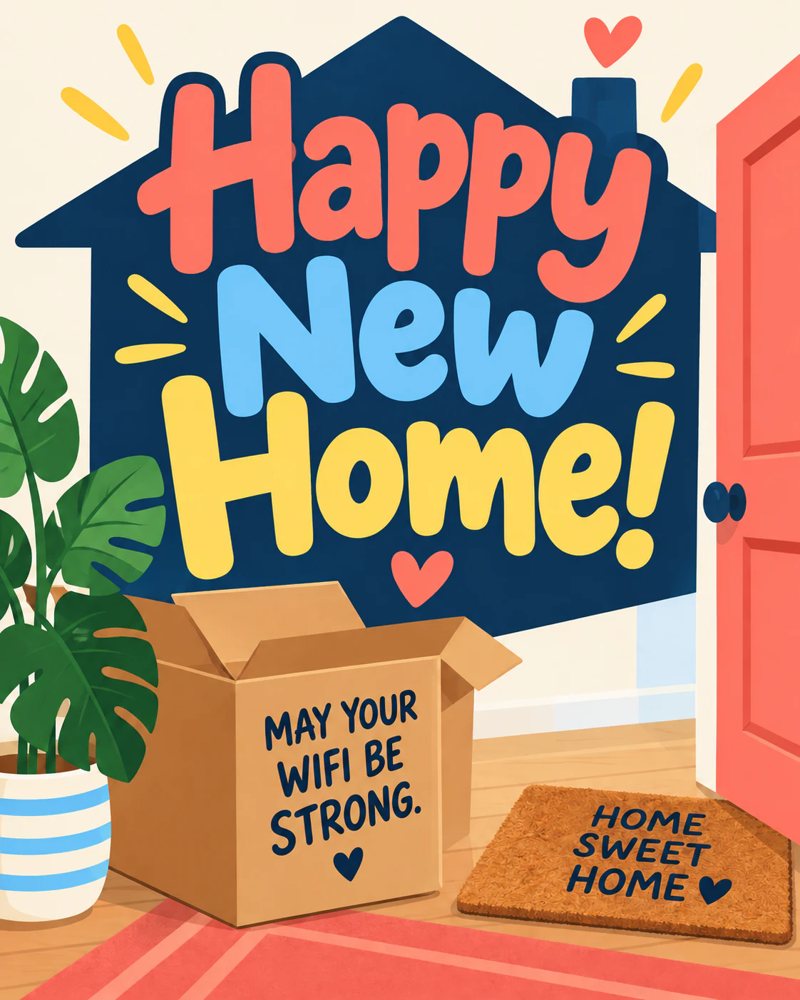 Funny new home ecard