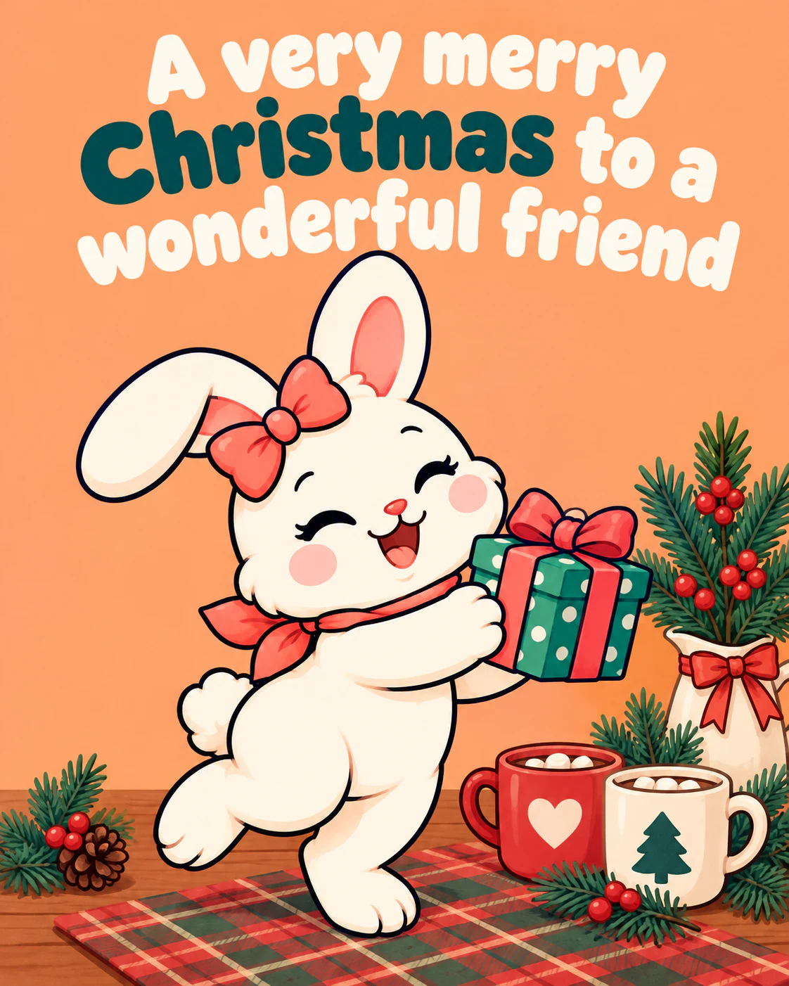 A very merry Christmas to a wonderful friend