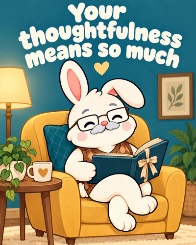 Your thoughtfulness means so much