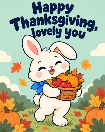 Happy Thanksgiving, lovely you