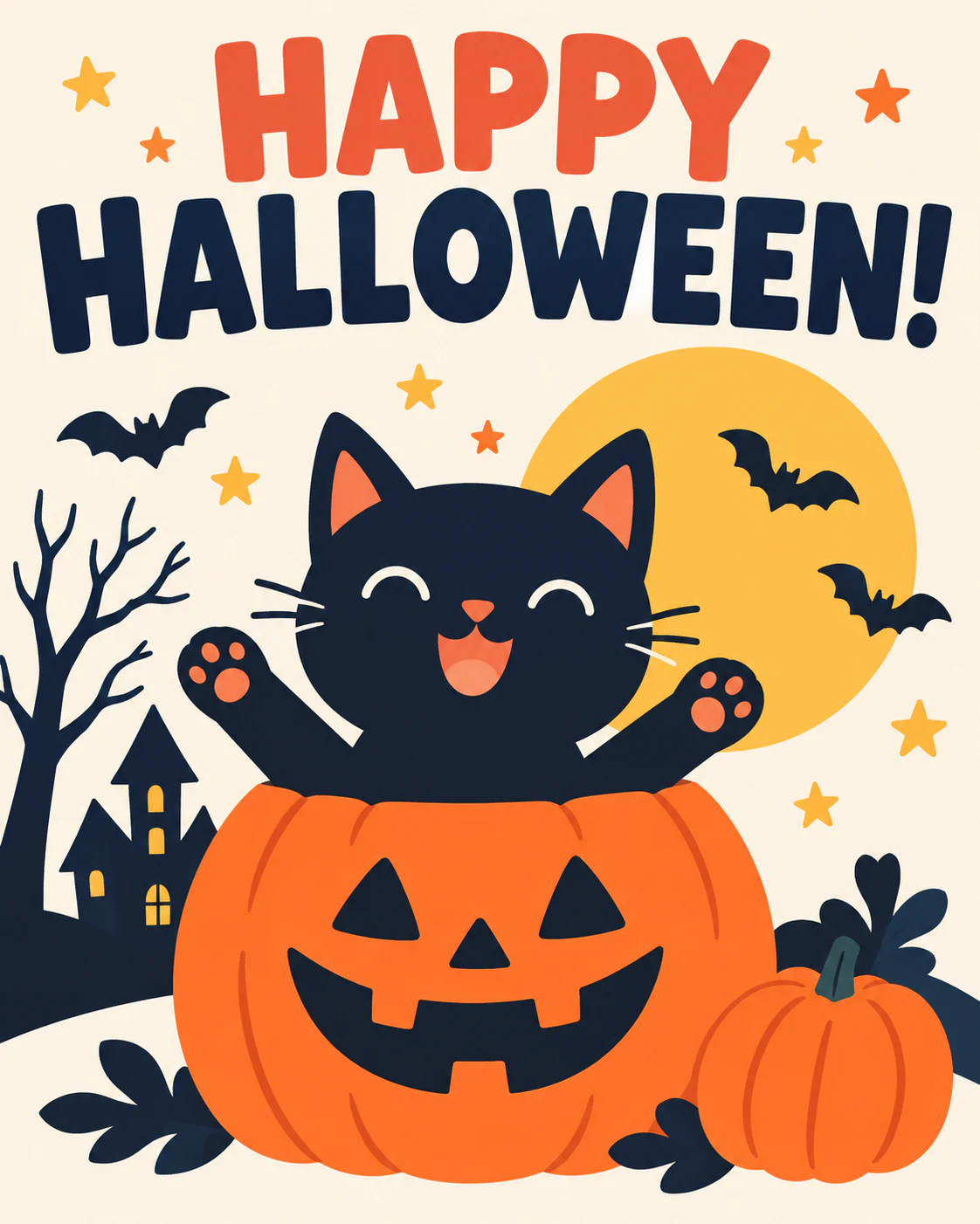 Cute halloween ecard