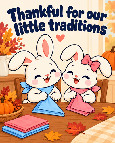 Thankful for our little traditions