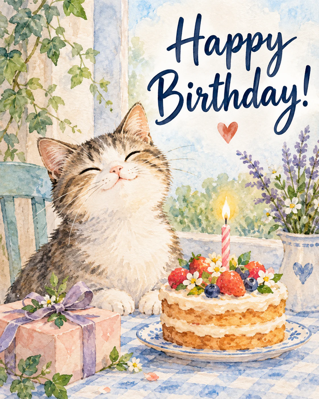 Sweet birthday ecard
