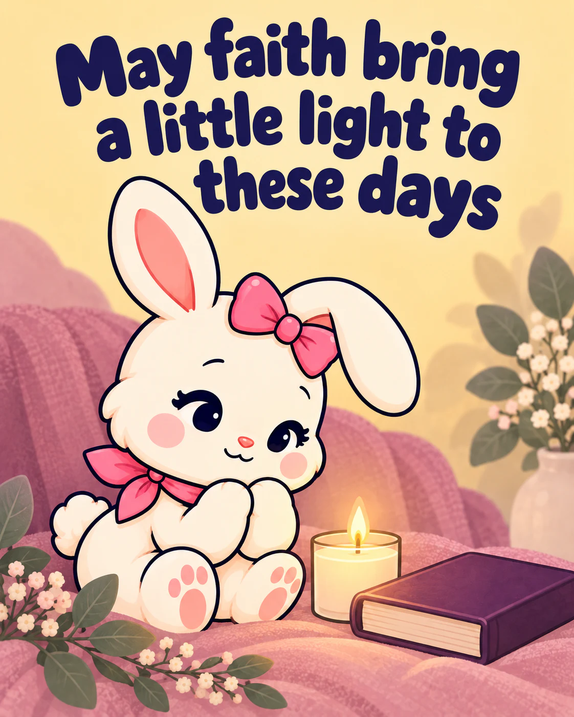 May faith bring a little light to these days