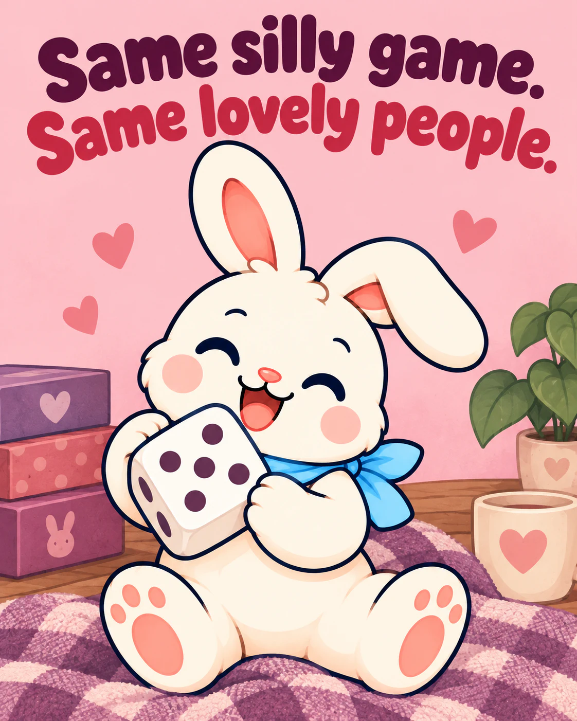 Same silly game. Same lovely people.