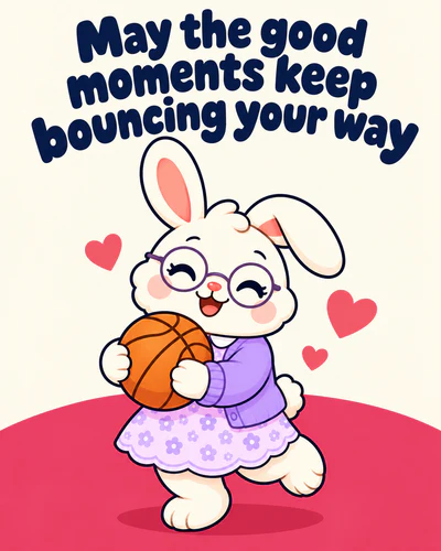 May the good moments keep bouncing your way