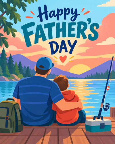 Heartfelt fathers day ecard