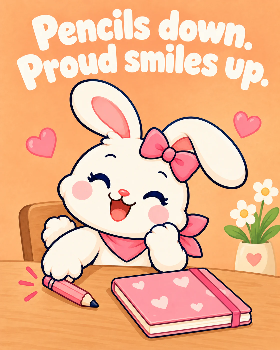 Pencils down. Proud smiles up.