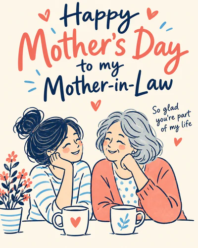 Mothers day ecard for mother in law