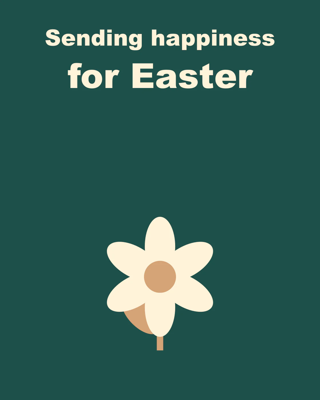 Sending happiness for Easter